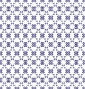 Ornamental seamless pattern. Blue and white colors.ÃÂ EndlessÃÂ template.